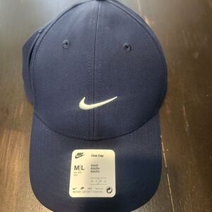 Nike Dark Blue Cap with White Logo Adjustable